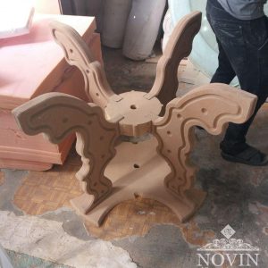 پایه میز مدل چهار شاخه MDF