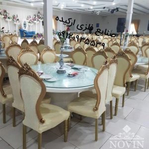دیزاین صندلی و ظروف پذیرایی