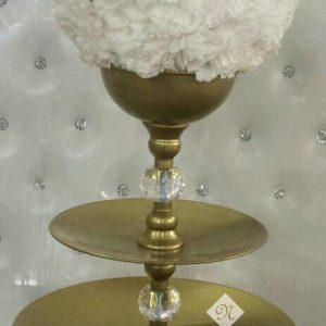 ظرف میوه و شیرینی با گل